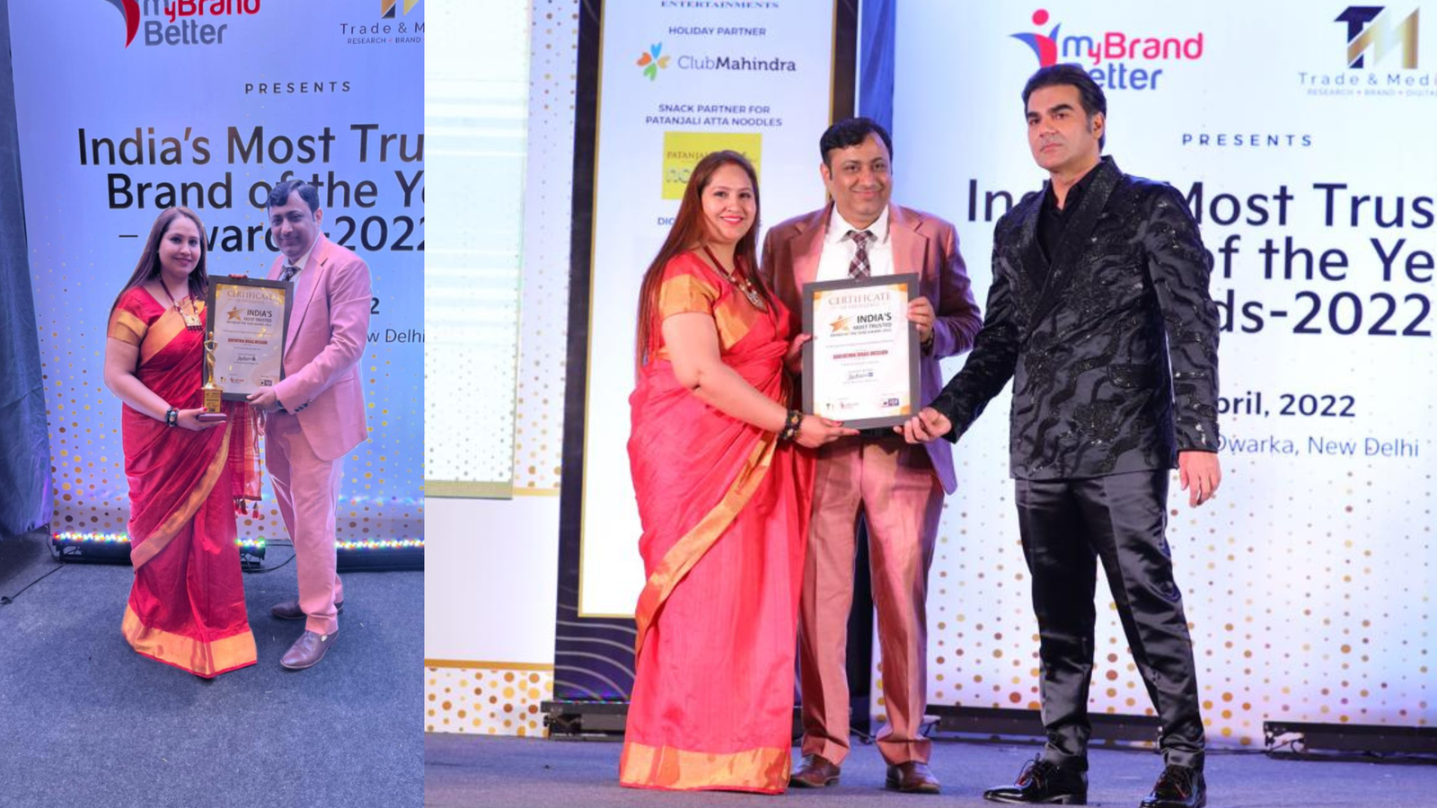 india Best Reiki Master Award Goes to Vikas Duggal & Rita Duggal